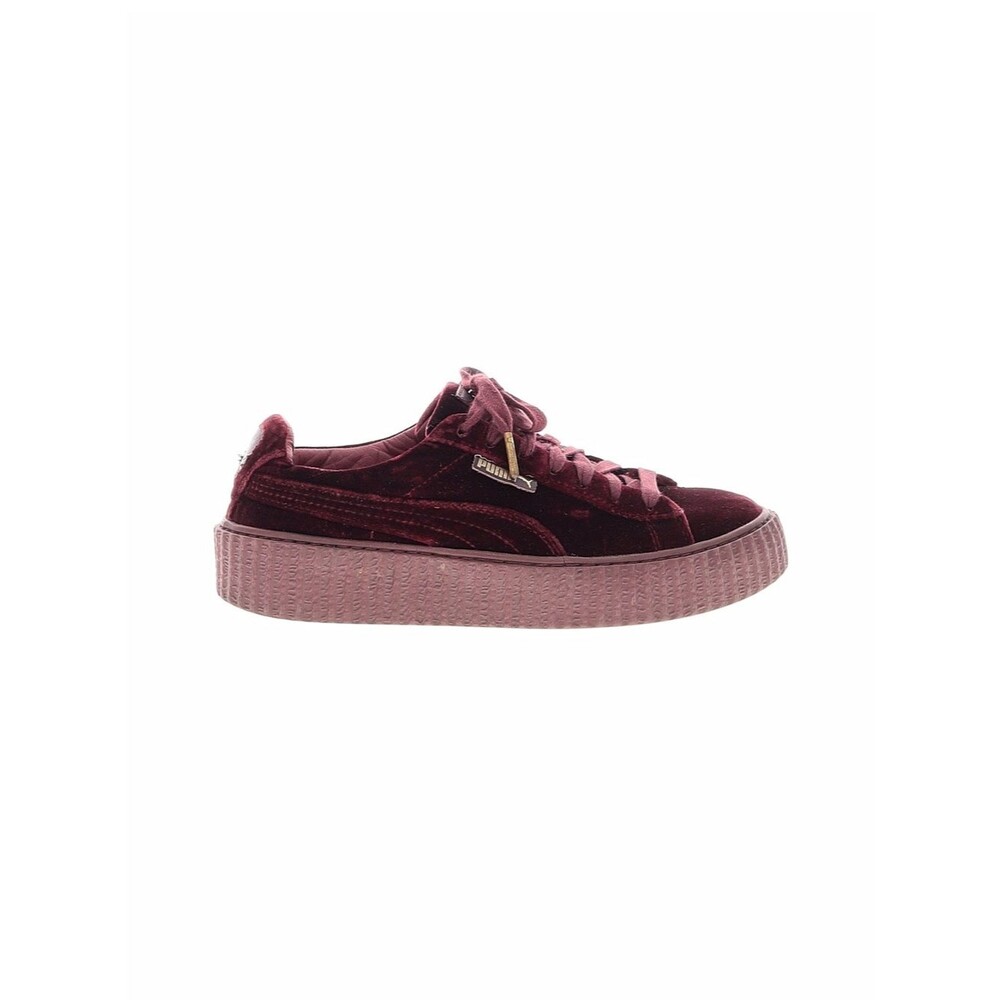 Fenty X Puma Women’s Creeper Velvet Platform Sneaker in Royal Purple Size 8 EUC